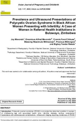 Prevalence and Ultrasound Presentations of Polycystic Ovarian Syndrome in Black African Women Presenting with Infertility: A Case of Women in ...