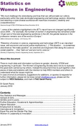 Statistics on Women in Engineering - Women's Engineering Society