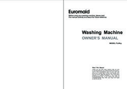 Washing Machine OWNER'S MANUAL