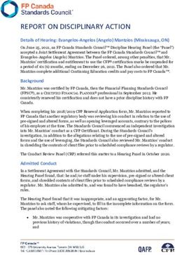 REPORT ON DISCIPLINARY ACTION - Details of Hearing: Evangelos-Angelos (Angelo) Mantzios (Mississauga, ON) - FP Canada