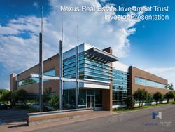 Nexus Real Estate Investment Trust Investor Presentation