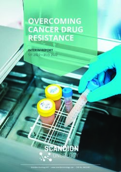 OVERCOMING CANCER DRUG RESISTANCE - INTERIM REPORT 1/1 2022 31/3 2022 - Cision
