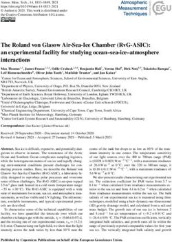 THE ROLAND VON GLASOW AIR-SEA-ICE CHAMBER (RVG-ASIC): AN EXPERIMENTAL FACILITY FOR STUDYING OCEAN-SEA-ICE-ATMOSPHERE INTERACTIONS
