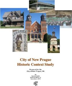 City of New Prague Historic Context Study