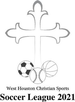 Soccer League 2021 - Cypress Christian School