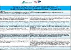 Kansas Medical Association/Health Net Federal Services, LLC July 18, 2018 State Association Engagement Meeting - Follow up FAQs