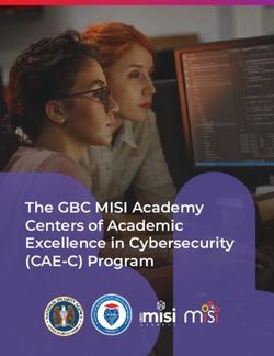 The GBC MISI Academy Centers of Academic Excellence in Cybersecurity (CAE-C) Program