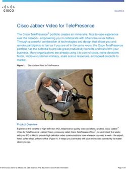 Cisco Jabber Video for TelePresence