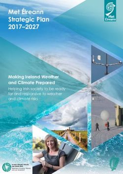 Met Éireann Strategic Plan 2017-2027 - Making Ireland Weather and Climate Prepared