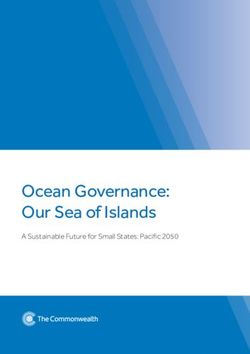 Ocean Governance: Our Sea of Islands - A Sustainable Future for Small States: Pacific 2050 - The Commonwealth