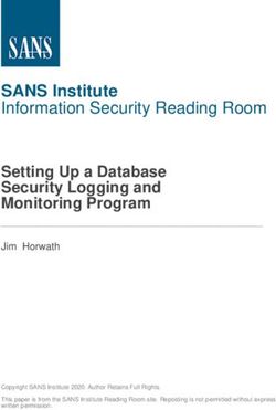 SANS Institute Information Security Reading Room - SANS.org