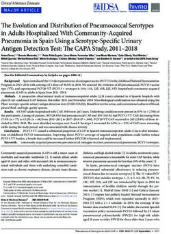 The Evolution and Distribution of Pneumococcal Serotypes in Adults Hospitalized With Community-Acquired Pneumonia in Spain Using a ...