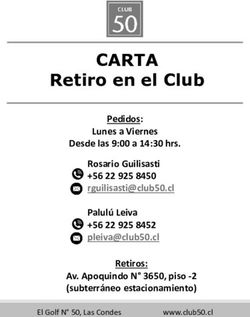 CARTA Retiro en el Club - Club 50