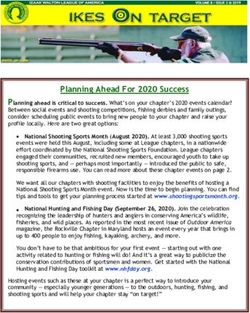 Planning Ahead For 2020 Success - Izaak Walton League