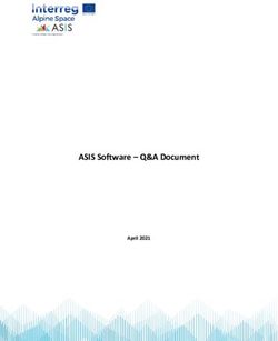 ASIS Software - Q&A Document - April 2021