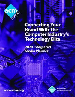 Connecting Your Brand With The Computer Industry's Technology Elite - 2020 Integrated Media Planner - Association for ...