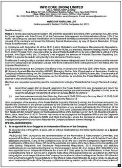 INFO EDGE (INDIA) LIMITED