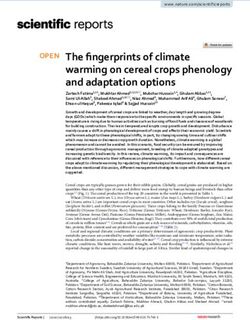 The fingerprints of climate warming on cereal crops phenology and adaptation options - Nature