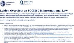 Leiden Overview on SOGIESC in International Law
