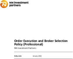 Order Execution and Broker Selection Policy (Professional) - NN Investment Partners