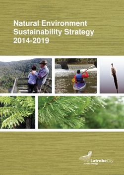 Natural Environment Sustainability Strategy 2014-2019