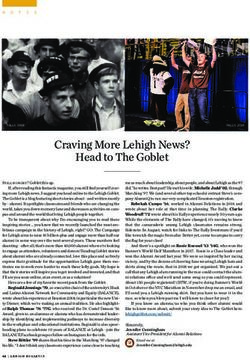 Craving More Lehigh News? Head to The Goblet - Lehigh University