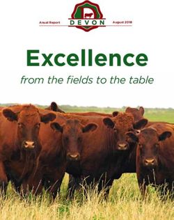 Excellence from the fields to the table - Associa&ccedil;&atilde;o Brasileira de ...