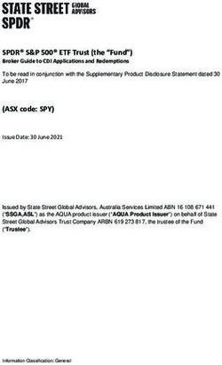 SPDR S&P 500 ETF Trust (the "Fund") - Broker Guide to CDI Applications and Redemptions