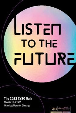 Future LISTEN to the - The 2022 CYSO Gala