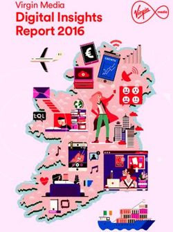 Digital Insights Report 2016 - Virgin Media - Virgin Media Ireland