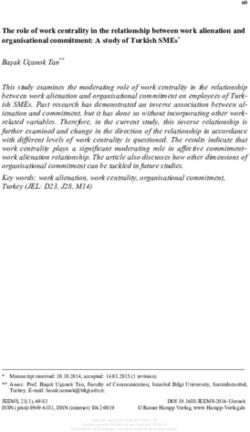 The role of work centrality in the relationship between work alienation and organisational commitment: A study of Turkish SMEs