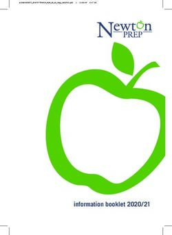 Information booklet 2020/21 - Newton Prep School