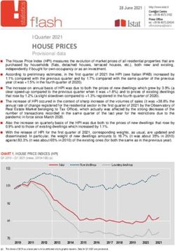 HOUSE PRICES I Quarter 2021 - Istat