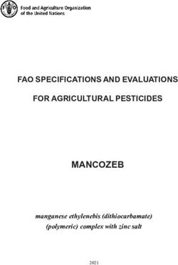 MANCOZEB FAO SPECIFICATIONS AND EVALUATIONS FOR AGRICULTURAL PESTICIDES - manganese ethylenebis (dithiocarbamate)