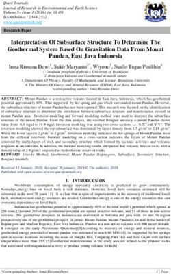Interpretation Of Subsurface Structure To Determine The Geothermal System Based On Gravitation Data From Mount Pandan, East Java Indonesia - Quest ...