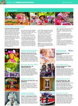 HIGHLIGHTS Bendigo TAFE BENDIGO EASTER FESTIVAL - Bendigo Tourism