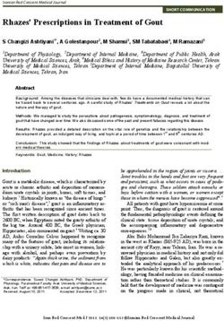 Rhazes' Prescriptions in Treatment of Gout