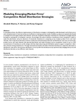 Modeling Emerging-Market Firms' Competitive Retail Distribution Strategies