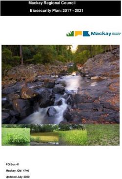 Mackay Regional Council Biosecurity Plan: 2017 2021