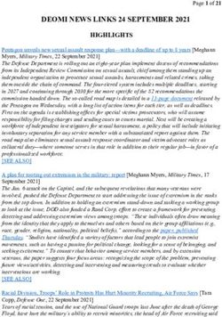 DEOMI NEWS LINKS 24 SEPTEMBER 2021 - HIGHLIGHTS