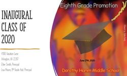 Inaugural Class of 2020 - 4100 Vacation Lane Arlington, VA 22207 Ellen Smith, Principal Lisa Moore, 8th Grade Asst. Principal - Dorothy Hamm ...