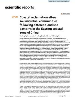 Coastal reclamation alters soil microbial communities following different land use patterns in the Eastern coastal zone of China - Nature