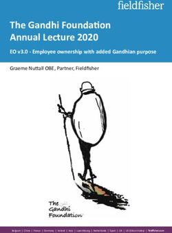The Gandhi Foundation Annual Lecture 2020 - Fieldfisher