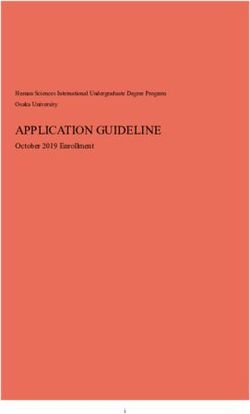 APPLICATION GUIDELINE - October 2019 Enrollment - Human Science International ...