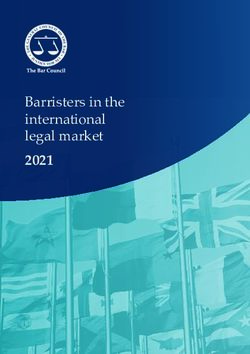 Barristers in the international legal market 2021 - Bar Council