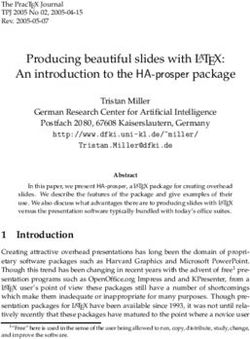 Producing beautiful slides with LATEX: An introduction to the HA-prosper package