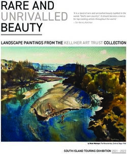 RARE AND UNRIVALLED BEAUTY - Kelliher Charitable Trust