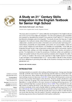 A Study on 21st Century Skills Integration in the English Textbook for Senior High School - ojs umsida