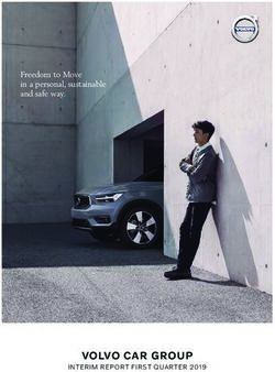 VOLVO CAR GROUP - Freedom to Move in a personal, sustainable and safe way - Volvo Cars
