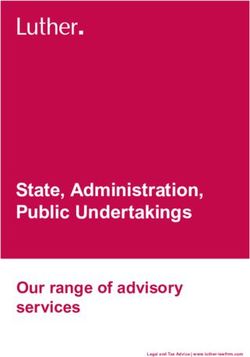 State, Administration, Public Undertakings - Our range of advisory services Legal and Tax Advice | www.luther-lawfirm.com - LUTHER ...